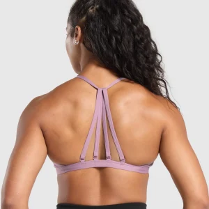 Fashion Gymshark Minimal Sports Bra SoftPurple