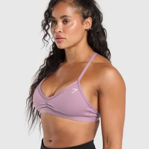 Fashion Gymshark Minimal Sports Bra SoftPurple