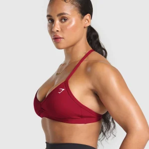 Fashion Gymshark Minimal Sports Bra RepsRed