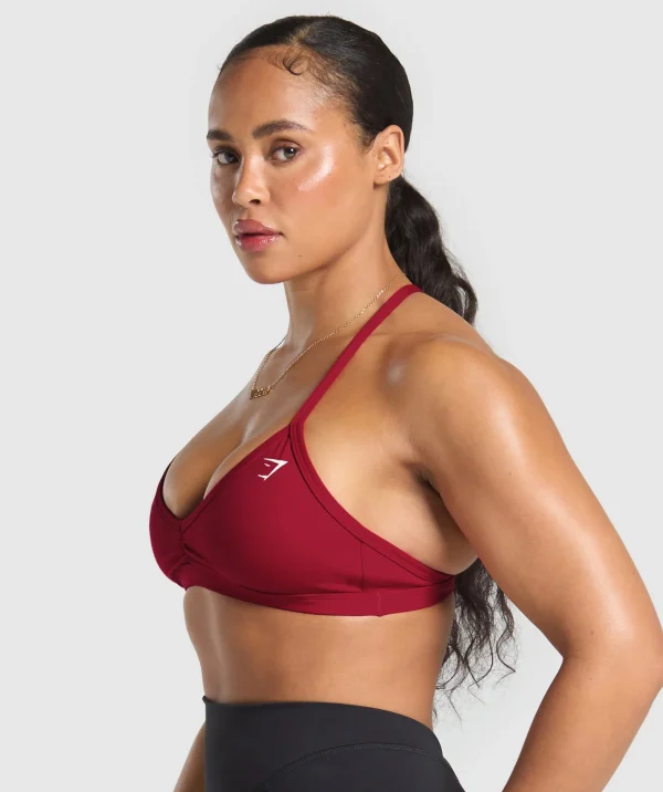 Fashion Gymshark Minimal Sports Bra RepsRed