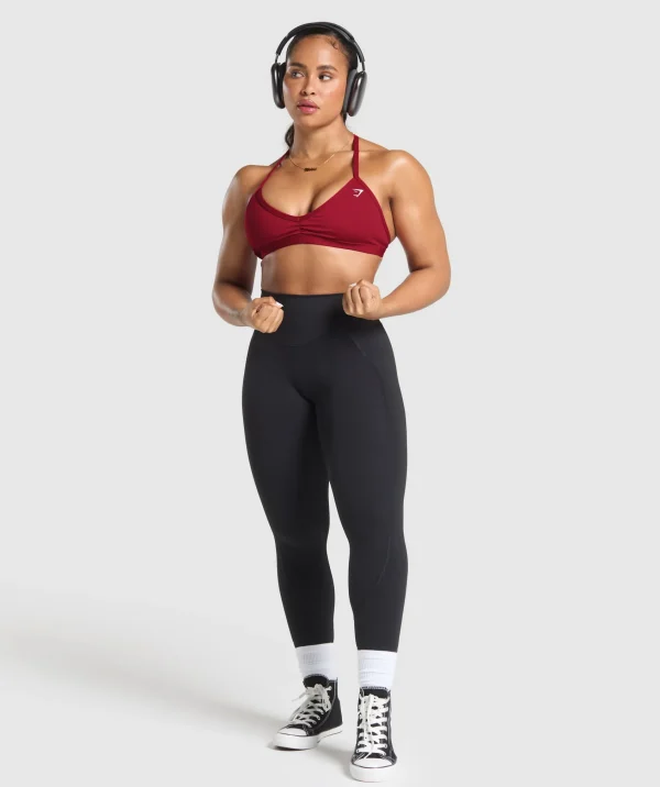 Fashion Gymshark Minimal Sports Bra RepsRed