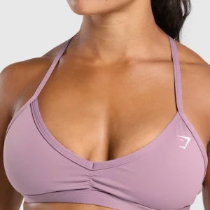 Fashion Gymshark Minimal Sports Bra SoftPurple