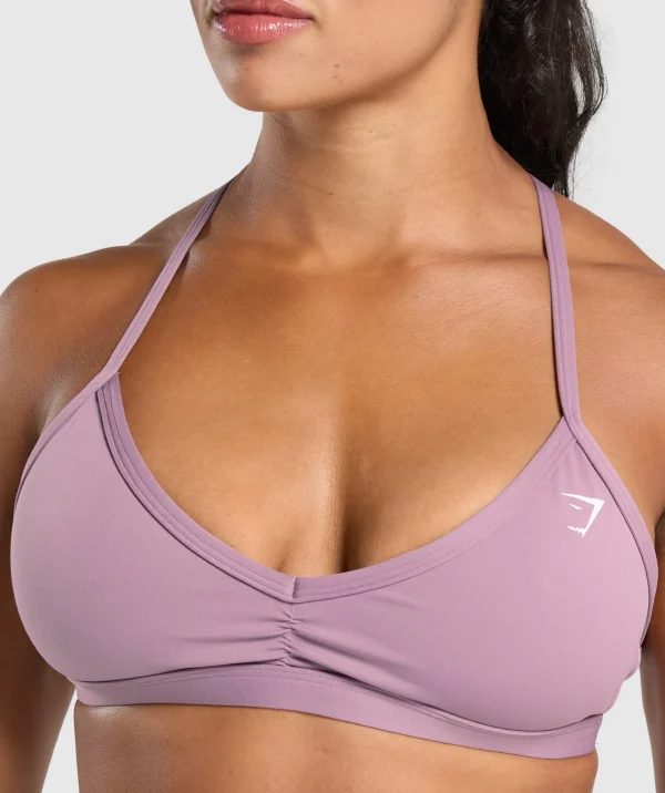 Fashion Gymshark Minimal Sports Bra SoftPurple