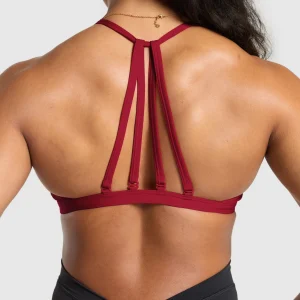 Fashion Gymshark Minimal Sports Bra RepsRed