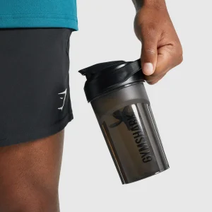 Hot Gymshark 400ml Shaker Bottle Black