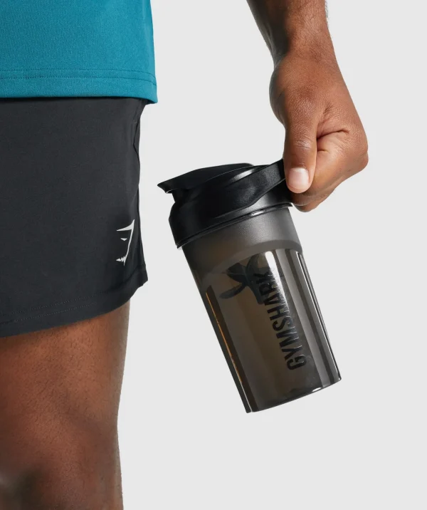 Hot Gymshark 400ml Shaker Bottle Black