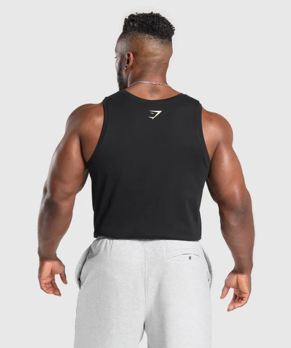 Sale Gymshark Movin' Metal Graphic Tank Black