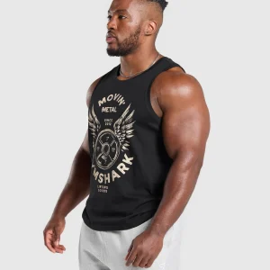 Sale Gymshark Movin' Metal Graphic Tank Black