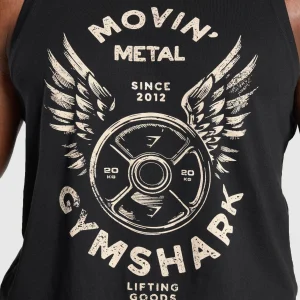 Sale Gymshark Movin' Metal Graphic Tank Black