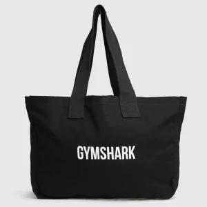 Best Gymshark Oversized Canvas Tote Black