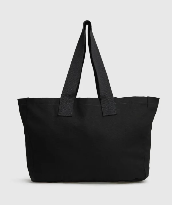 Best Gymshark Oversized Canvas Tote Black