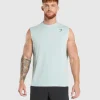 Clearance Gymshark Oversized Performance Tank CoolBlue