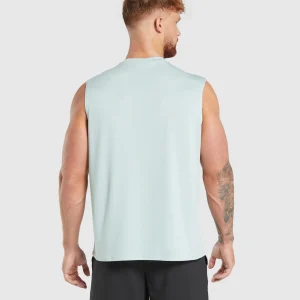 Clearance Gymshark Oversized Performance Tank CoolBlue