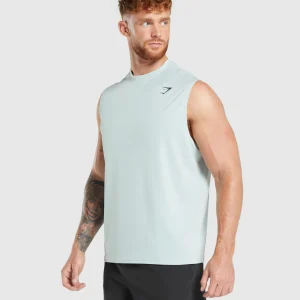 Clearance Gymshark Oversized Performance Tank CoolBlue