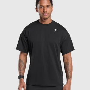 New Gymshark Oversized Performance T-Shirt Black