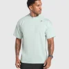 Best Gymshark Oversized Performance T-Shirt CoolTurquoise