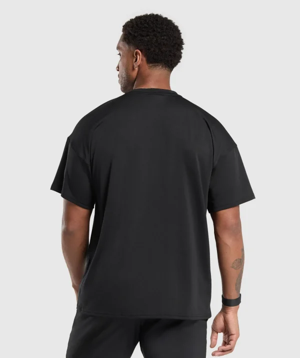 New Gymshark Oversized Performance T-Shirt Black