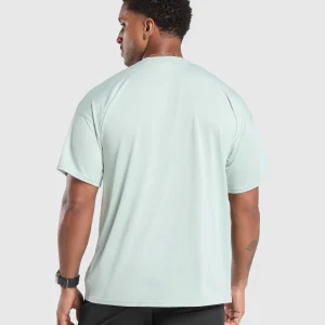 Best Gymshark Oversized Performance T-Shirt CoolTurquoise