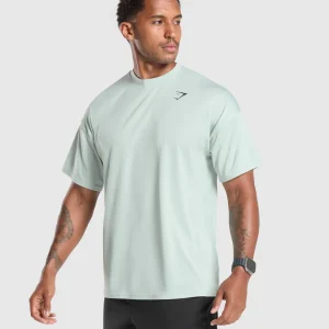 Best Gymshark Oversized Performance T-Shirt CoolTurquoise