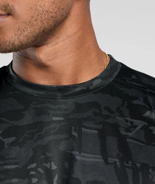 Online Gymshark Oversized Performance T-Shirt ObsidianBlack