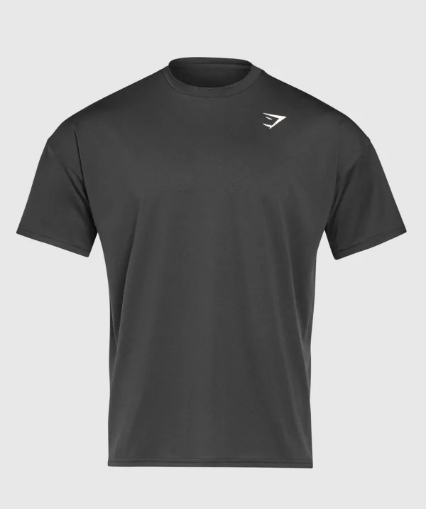 New Gymshark Oversized Performance T-Shirt Black