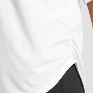 Clearance Gymshark Oversized Ruched T-Shirt White