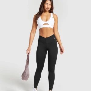 Best Gymshark Peek A Boo Sports Bra White