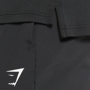 Outlet Gymshark Performance Polo Shirt Black