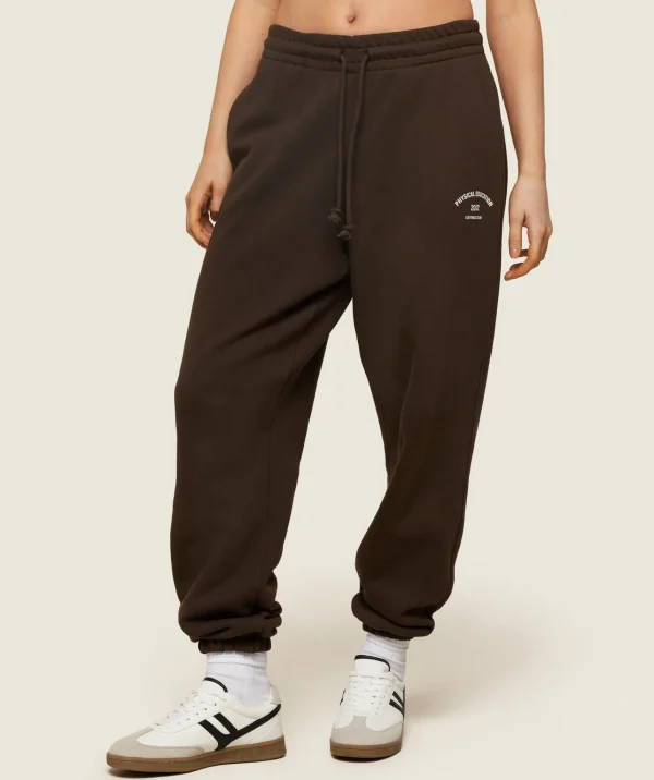 Discount Gymshark Phys Ed Graphic Sweatpants ArchiveBrown