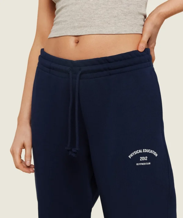 New Gymshark Phys Ed Graphic Sweatpants Blue