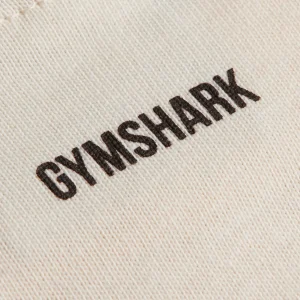 Hot Gymshark Phys Ed Graphic Sweatpants EcruWhite/ArchiveBrown