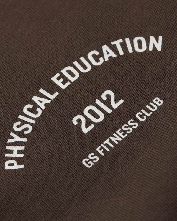 Best Gymshark Phys Ed Graphic T-Shirt ArchiveBrown