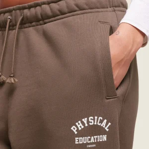 Clearance Gymshark Phys Ed Logo Sweatpants PennyBrown