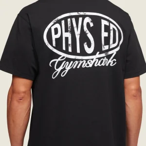 Clearance Gymshark Phys Ed T-Shirt Black