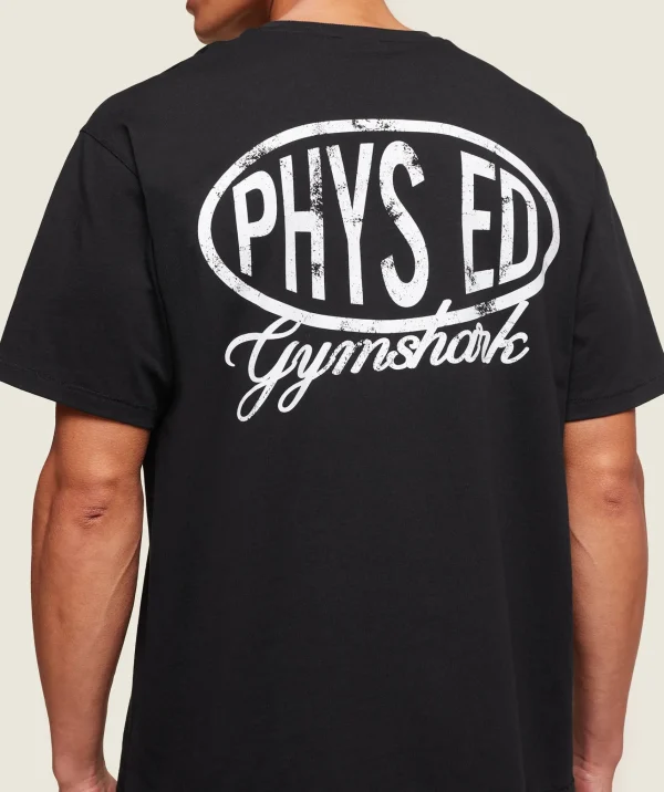 Clearance Gymshark Phys Ed T-Shirt Black