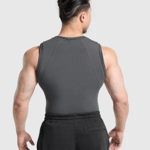 Clearance Gymshark Physique Tank OnyxGrey