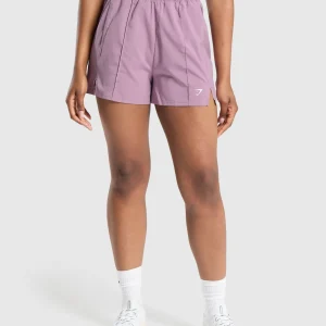 Hot Gymshark Pintuck Shorts SoftPurple