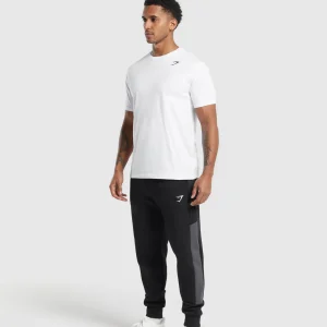 New Gymshark Pique Joggers Black/OnyxGrey