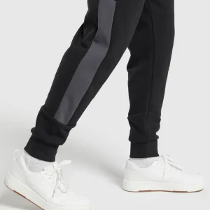 New Gymshark Pique Joggers Black/OnyxGrey