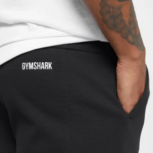 New Gymshark Pique Joggers Black/OnyxGrey