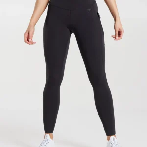 Hot Gymshark Pocket Leggings Black