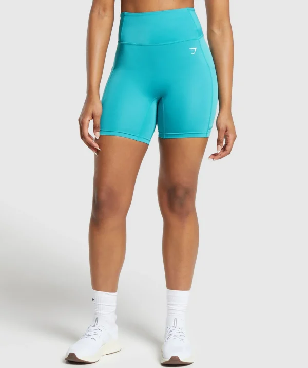 Hot Gymshark Pocket Shorts ArtificialTeal