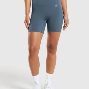 Discount Gymshark Pocket Shorts CargoBlue