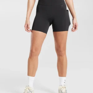 Hot Gymshark Pocket Shorts Black