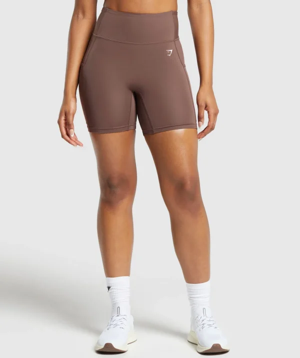 Discount Gymshark Pocket Shorts SoftBrown