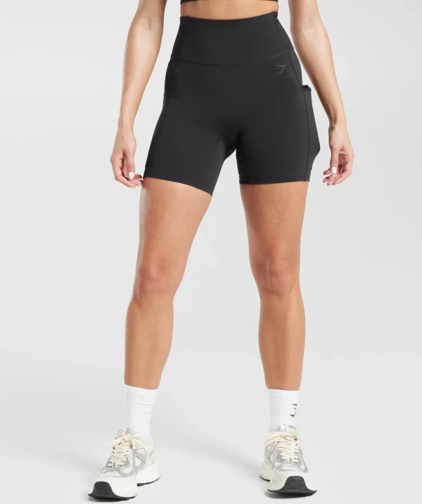 Hot Gymshark Pocket Shorts Black