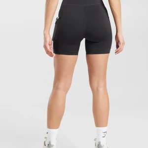 Hot Gymshark Pocket Shorts Black