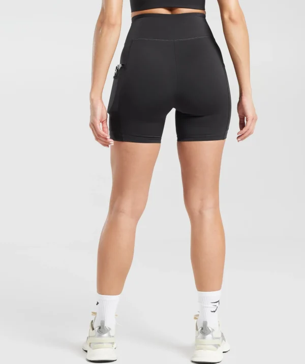 Hot Gymshark Pocket Shorts Black