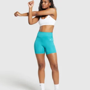 Hot Gymshark Pocket Shorts ArtificialTeal