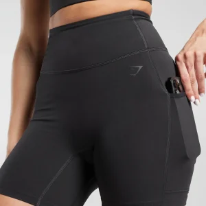 Hot Gymshark Pocket Shorts Black